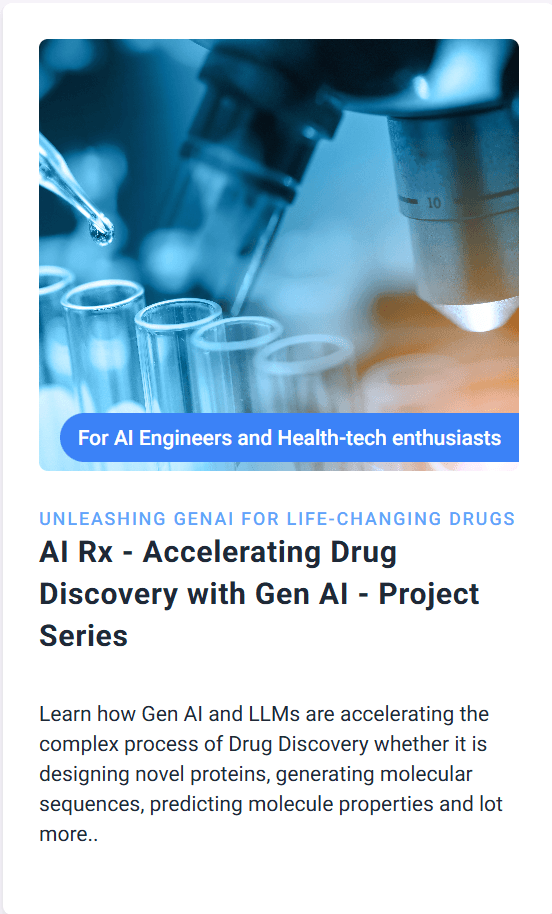 AI Rx – Accelerating Drug Discovery with Gen AI – Project Series - Image 1